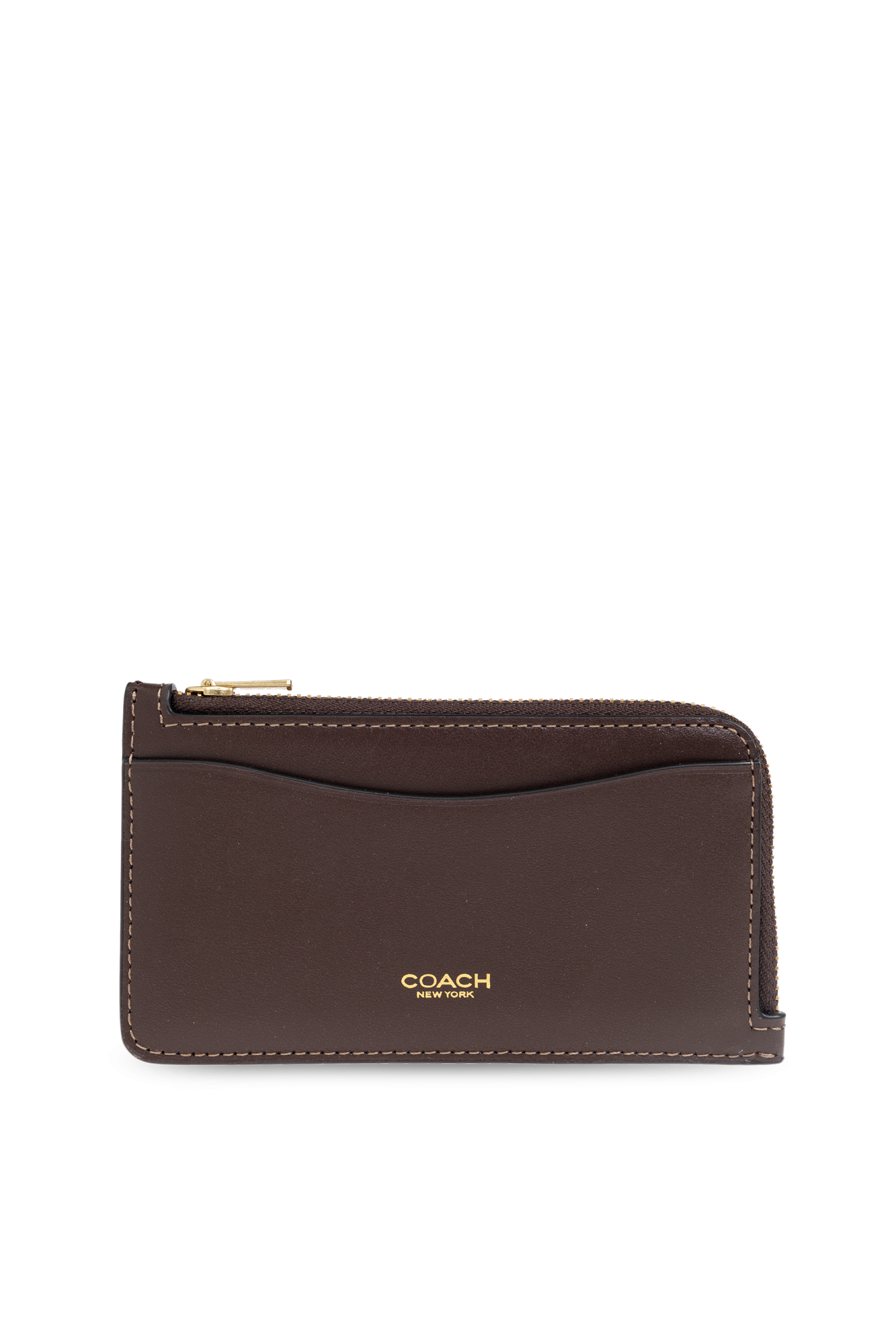 Brown Leather card holder Coach - Vitkac AS